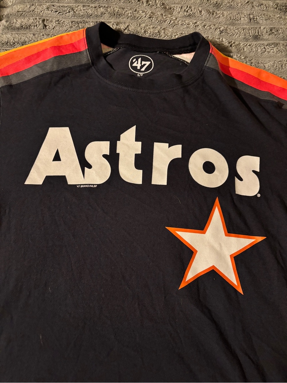 47 Navy Tee with White Logo
